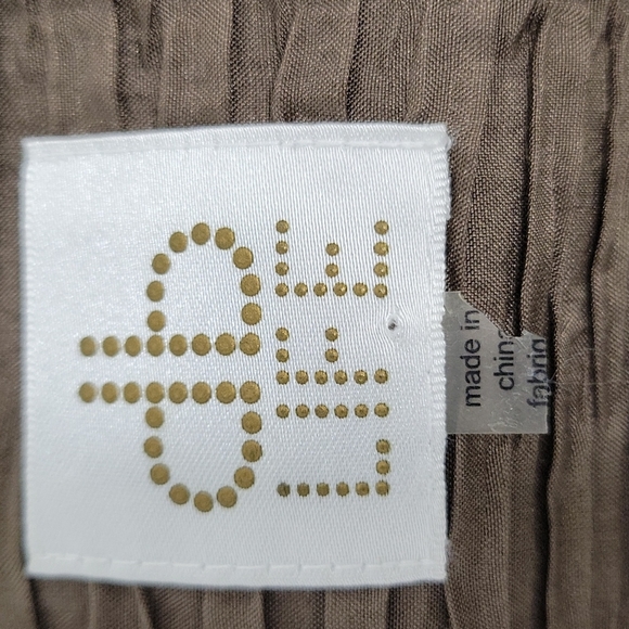 db LIFE Chocolate Brown 100% Silk Blazer/Jacket Women's Size M - Picture 6 of 9